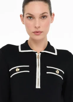 Liu Jo Vestido de punto de mezcla de seda-Mujer Ropa Deportiva|Vestidos