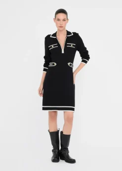 Liu Jo Vestido de punto de mezcla de seda-Mujer Ropa Deportiva|Vestidos