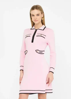 Liu Jo Vestido de punto de mezcla de seda-Mujer Ropa Deportiva|Vestidos
