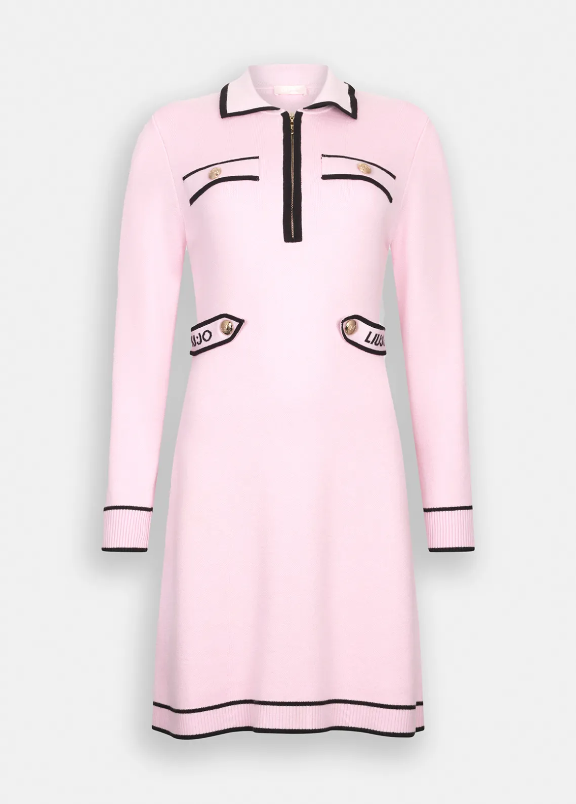 Liu Jo Vestido de punto de mezcla de seda-Mujer Ropa Deportiva|Vestidos