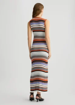 Liu Jo Vestido de punto de rayas-Mujer Cárdigans Y Jerséis|Vestidos