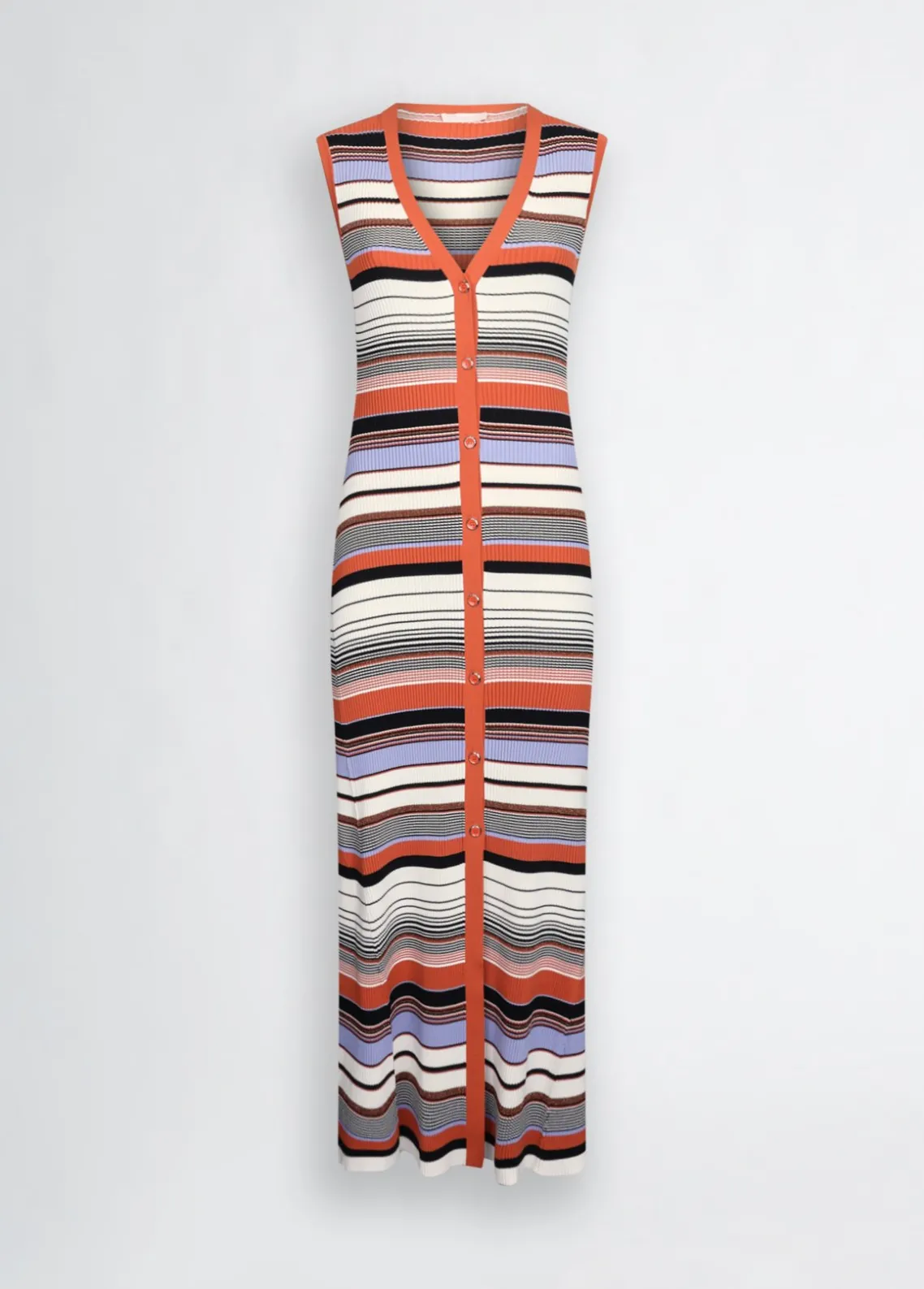 Liu Jo Vestido de punto de rayas-Mujer Cárdigans Y Jerséis|Vestidos