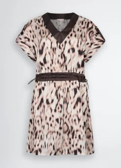 Liu Jo Vestido de raso estampado-Mujer Ropa Deportiva|Vestidos