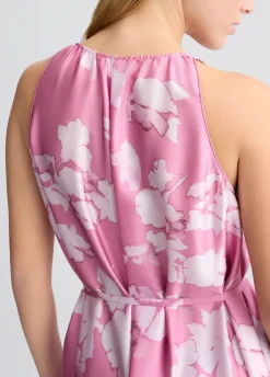 Liu Jo Vestido de raso estampado-Mujer Ceremonia|Vestidos