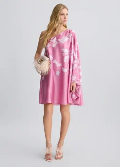 Liu Jo Vestido de raso estampado-Mujer Ceremonia|Vestidos