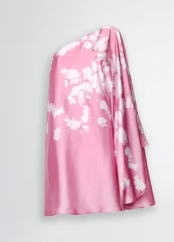 Liu Jo Vestido de raso estampado-Mujer Ceremonia|Vestidos