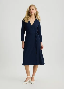 Liu Jo Vestido de sarga con cinturón-Mujer Vestidos