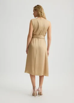 Liu Jo Vestido de sarga con cinturón-Mujer Vestidos