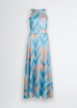 Liu Jo Vestido de sarga estampada-Mujer Ceremonia|Vestidos