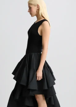 Liu Jo Vestido de tafetán-Mujer Cárdigans Y Jerséis|Vestidos
