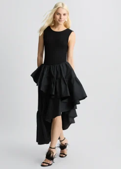 Liu Jo Vestido de tafetán-Mujer Cárdigans Y Jerséis|Vestidos