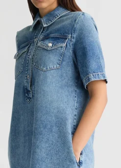 Liu Jo Vestido de tejido denim-Mujer Vestidos