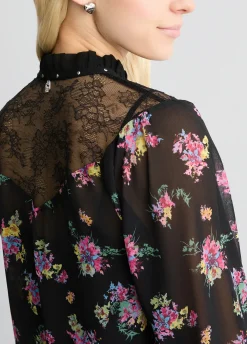 Liu Jo Vestido de tejido georgette floral-Mujer Vestidos