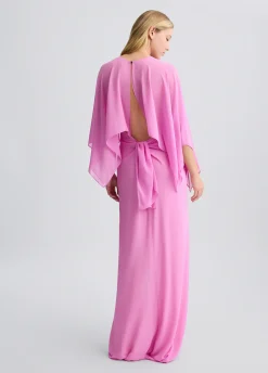 Liu Jo Vestido de tejido georgette-Mujer Ceremonia|Vestidos
