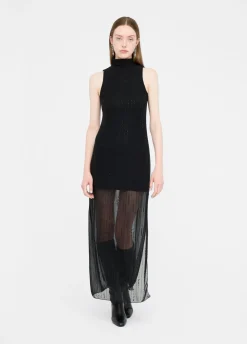 Liu Jo Vestido de tul con strass-Mujer Vestidos