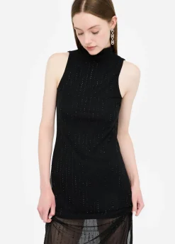 Liu Jo Vestido de tul con strass-Mujer Vestidos