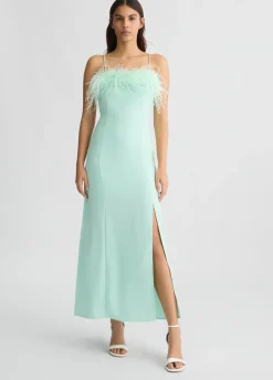 Liu Jo Vestido elegante con plumas-Mujer Ceremonia|Vestidos