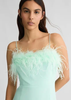 Liu Jo Vestido elegante con plumas-Mujer Ceremonia|Vestidos