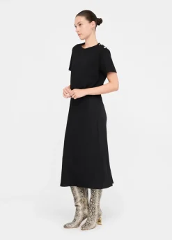 Liu Jo Vestido largo con botones-Mujer Vestidos