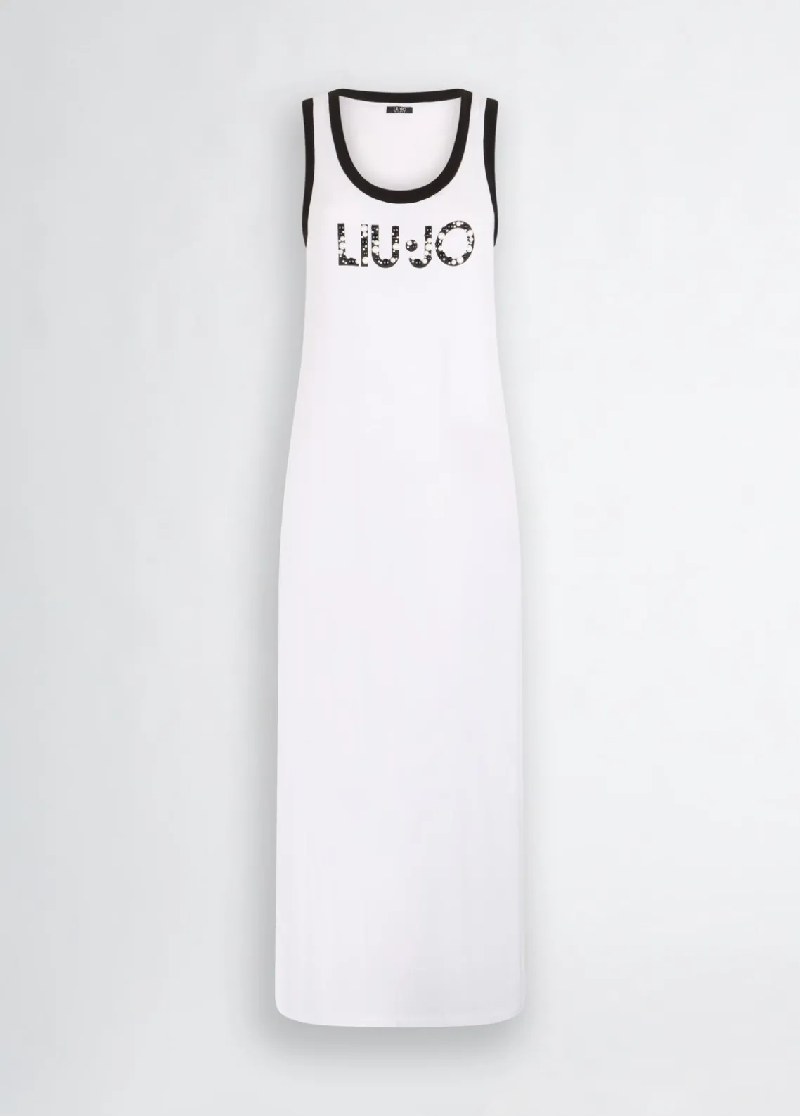 Liu Jo Vestido largo con logotipo-Mujer Moda Baño|Vestidos