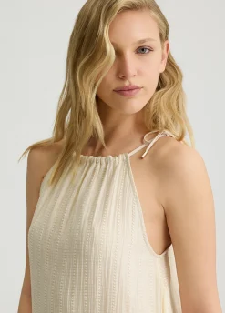 Liu Jo Vestido largo con volantes-Mujer Vestidos