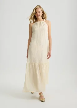 Liu Jo Vestido largo con volantes-Mujer Vestidos