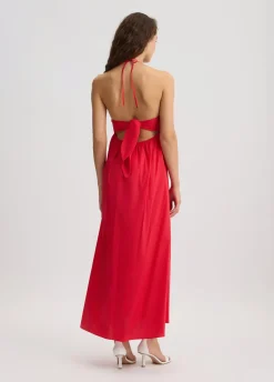 Liu Jo Vestido largo de algodón-Mujer Moda Baño|Vestidos