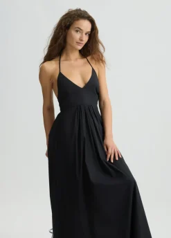 Liu Jo Vestido largo de algodón-Mujer Moda Baño|Vestidos