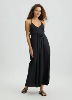 Liu Jo Vestido largo de algodón-Mujer Moda Baño|Vestidos