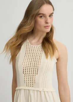 Liu Jo Vestido largo de ganchillo-Mujer Vestidos