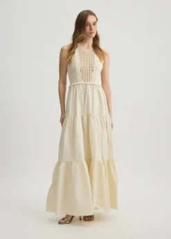 Liu Jo Vestido largo de ganchillo-Mujer Vestidos