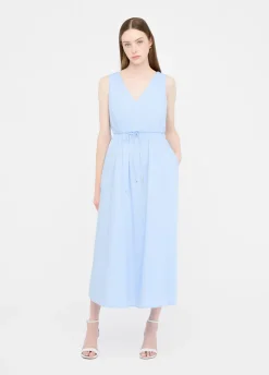 Liu Jo Vestido largo de popelina-Mujer Vestidos