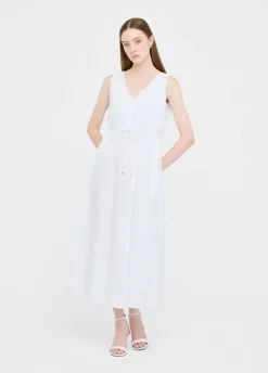 Liu Jo Vestido largo de popelina-Mujer Vestidos