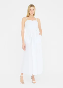 Liu Jo Vestido largo de popelina-Mujer Vestidos
