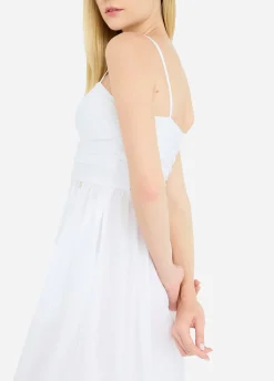 Liu Jo Vestido largo de popelina-Mujer Vestidos