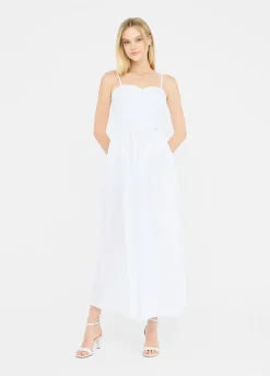 Liu Jo Vestido largo de popelina-Mujer Vestidos