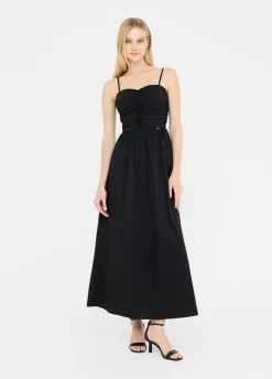 Liu Jo Vestido largo de popelina-Mujer Vestidos