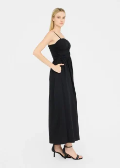Liu Jo Vestido largo de popelina-Mujer Vestidos