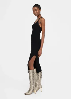 Liu Jo Vestido largo de punto-Mujer Cárdigans Y Jerséis|Vestidos