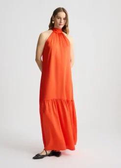 Liu Jo Vestido largo de raso-Mujer Vestidos