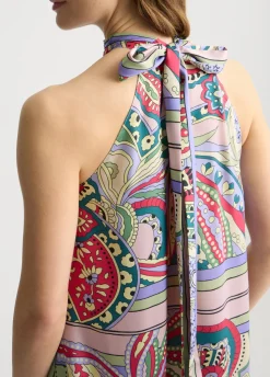 Liu Jo Vestido largo de raso-Mujer Vestidos