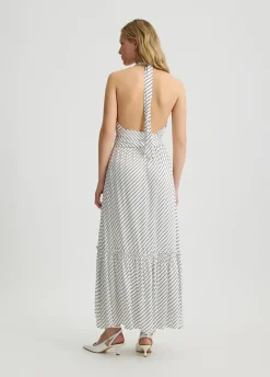 Liu Jo Vestido largo de rayas-Mujer Moda Baño|Vestidos