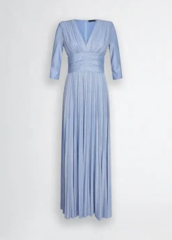 Liu Jo Vestido largo plisado-Mujer Ceremonia|Vestidos