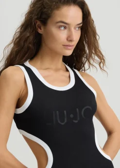 Liu Jo Vestido midi con abertura-Mujer Moda Baño|Vestidos