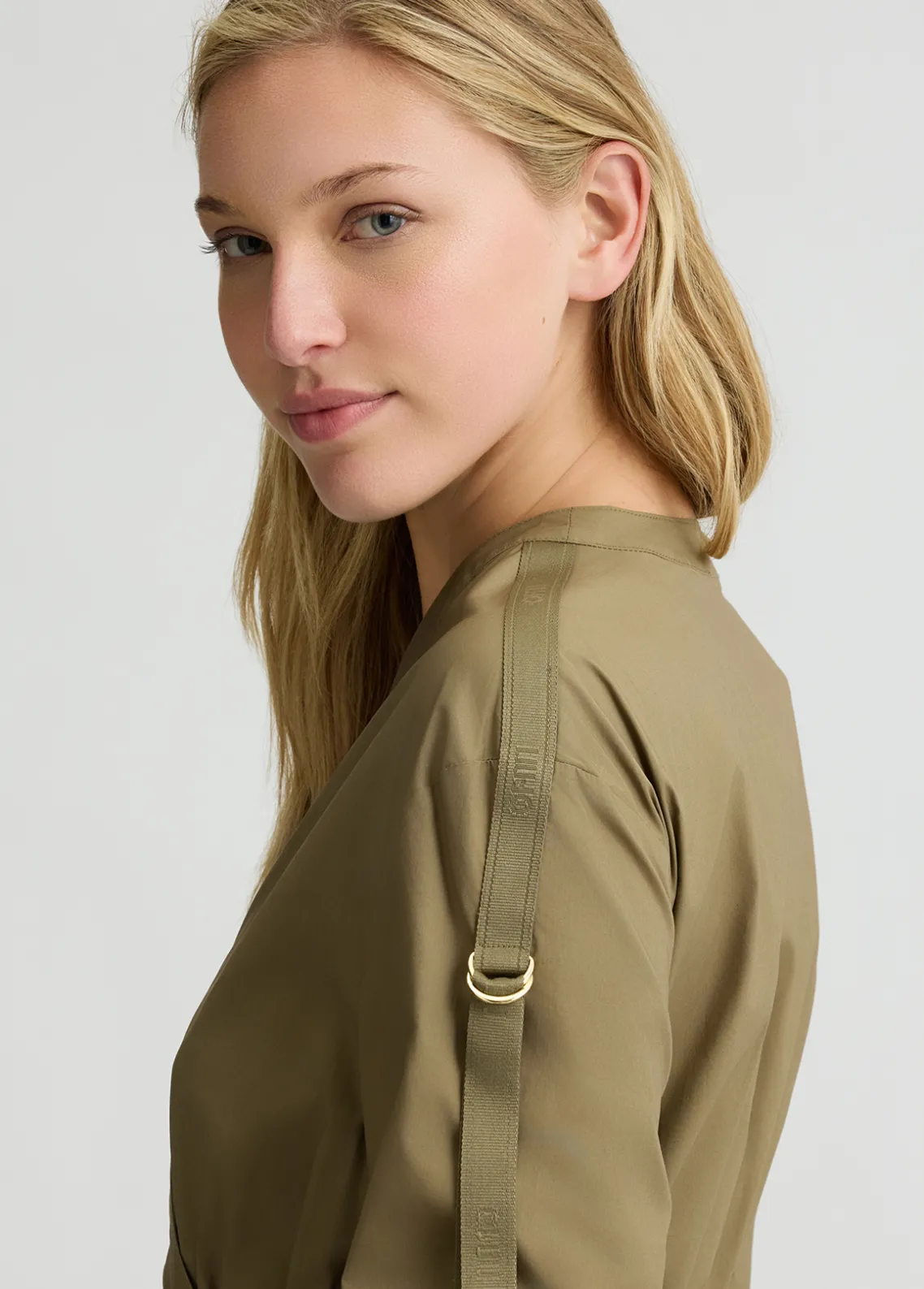 Liu Jo Vestido midi de popelina-Mujer Vestidos