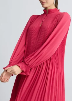 Liu Jo Vestido plisado en tejido georgette-Mujer Vestidos