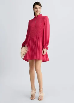 Liu Jo Vestido plisado en tejido georgette-Mujer Vestidos