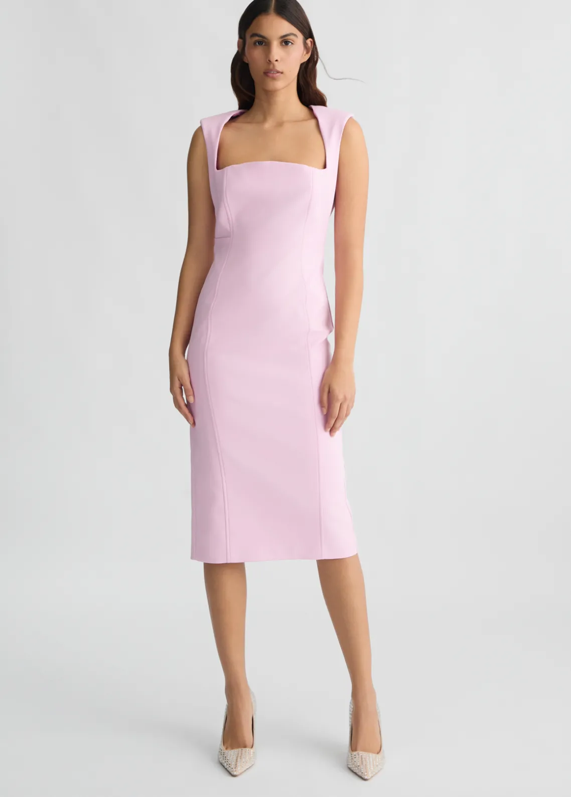 Liu Jo Vestido tubo midi-Mujer Ceremonia|Vestidos