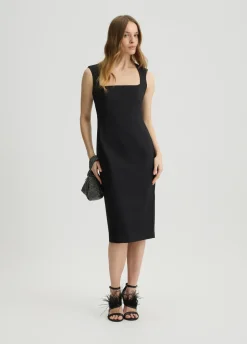 Liu Jo Vestido tubo midi-Mujer Vestidos