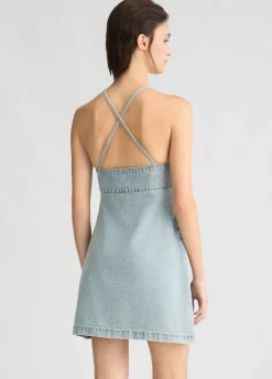 Liu Jo Vestido vaquero corto-Mujer Vestidos